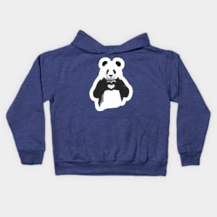 panda all you need is love Kids Hoodie